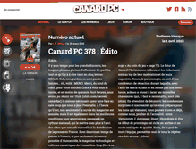 Tablet Screenshot of canardpc.com